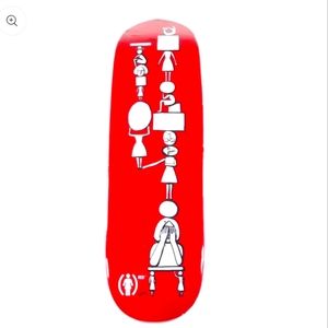 Mike carroll girl skateboard Shapes red 8.5